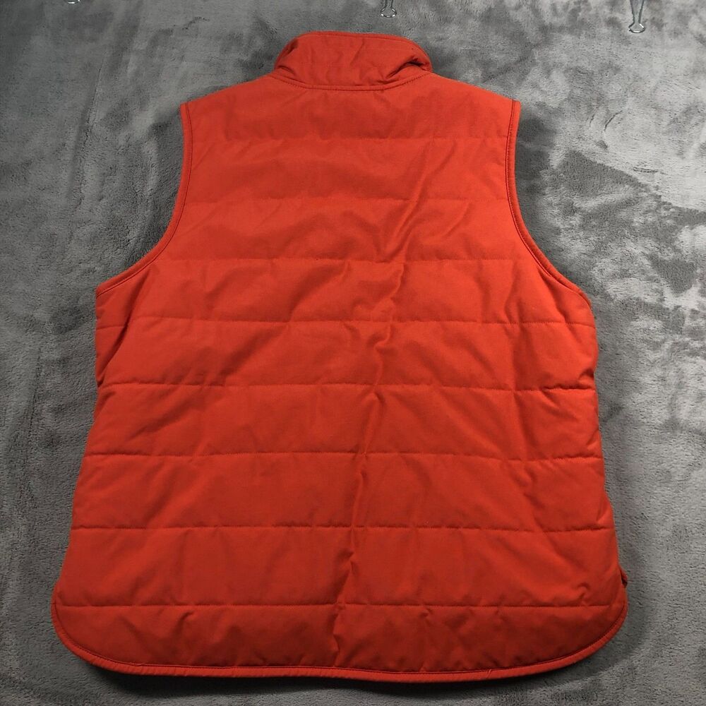 Carhartt Sherpa Lined Utility Vest Womens Orange Size Large 12/14 Reversible - Picture 6 of 10